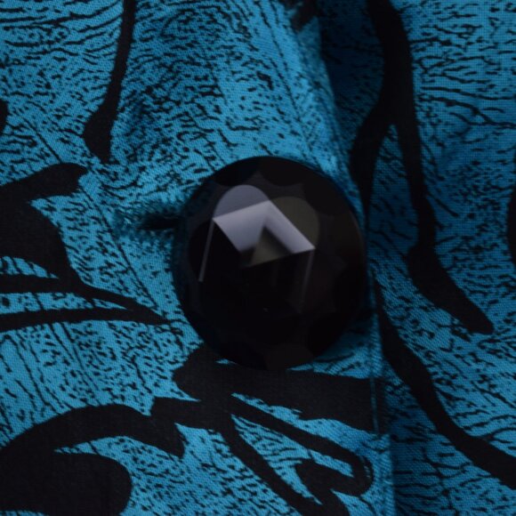 Vintage 90s Abstract Acetate‎ Blazer | size M - Picture 8 of 10